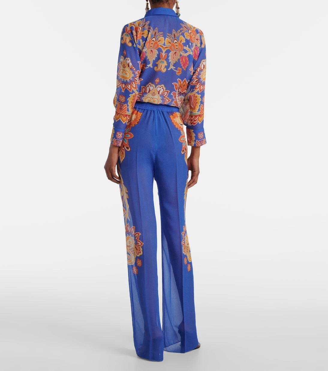 Etro - Paisley wide-leg pants