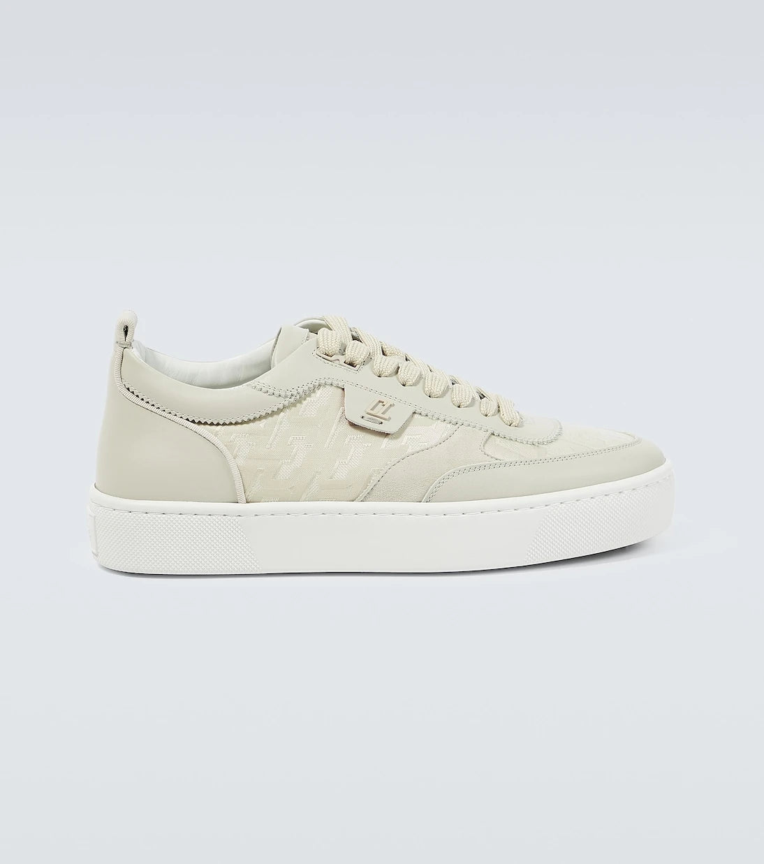 Christian Louboutin - Happyrui leather-trimmed sneakers