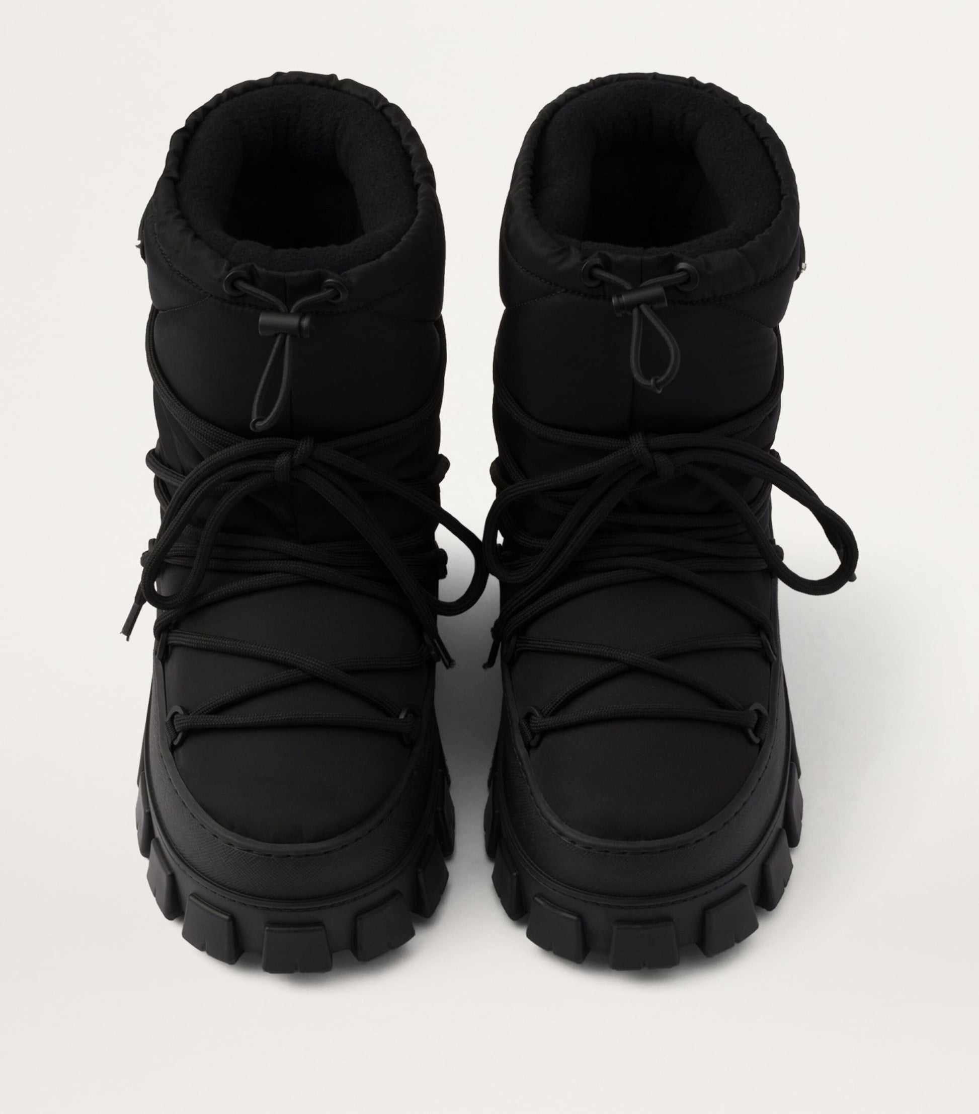 Prada Black Re-Nylon Après-Ski Boots 40