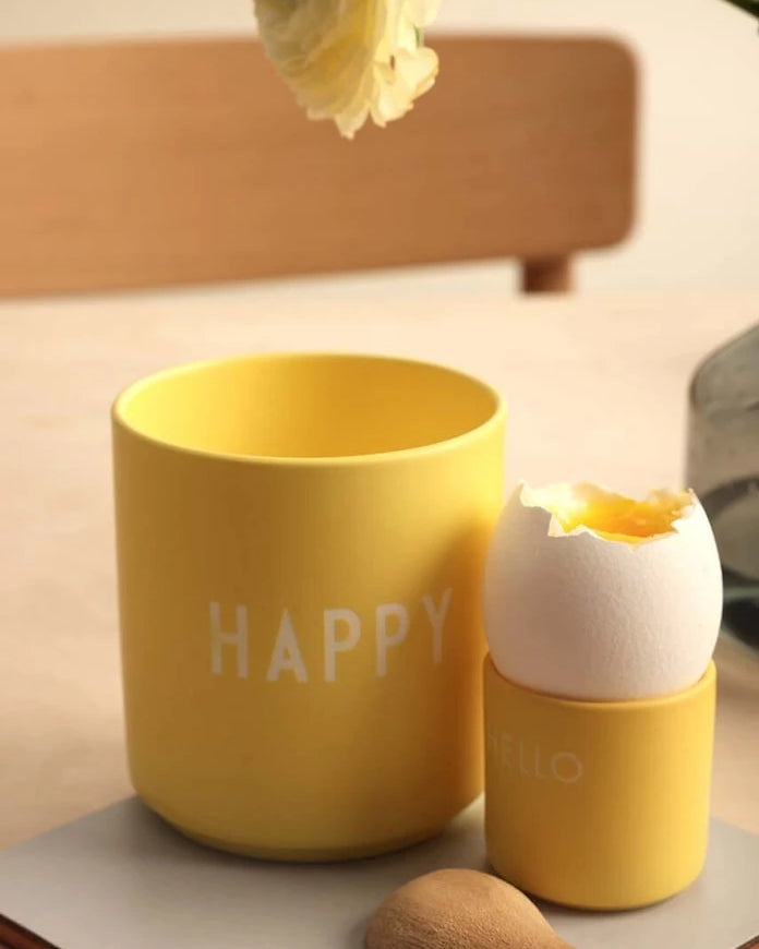 Design Letters Yello Hello Yumurta Kabı Seti (2'li)