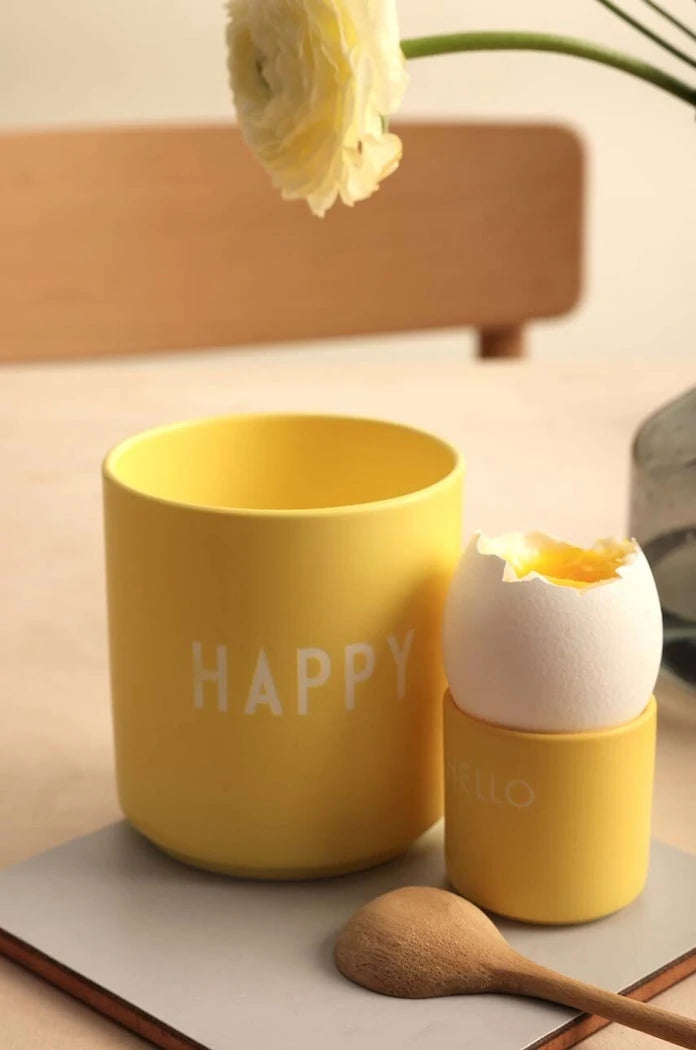 Design Letters Yello Hello Yumurta Kabı Seti (2'li)
