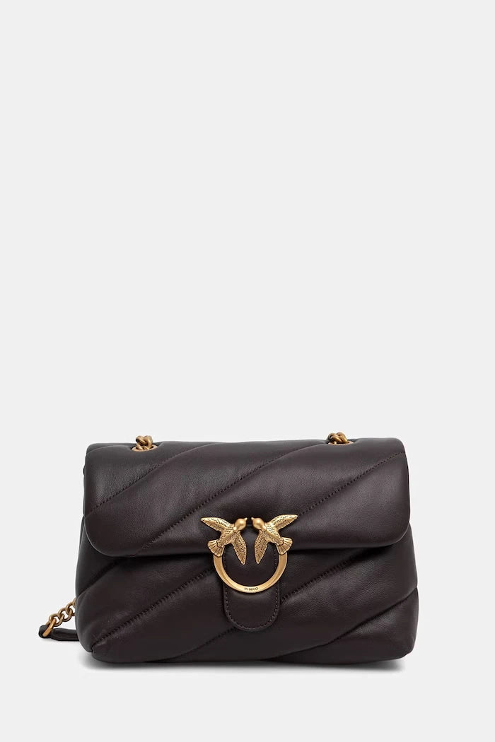 Pinko kadın deri crossbody çanta