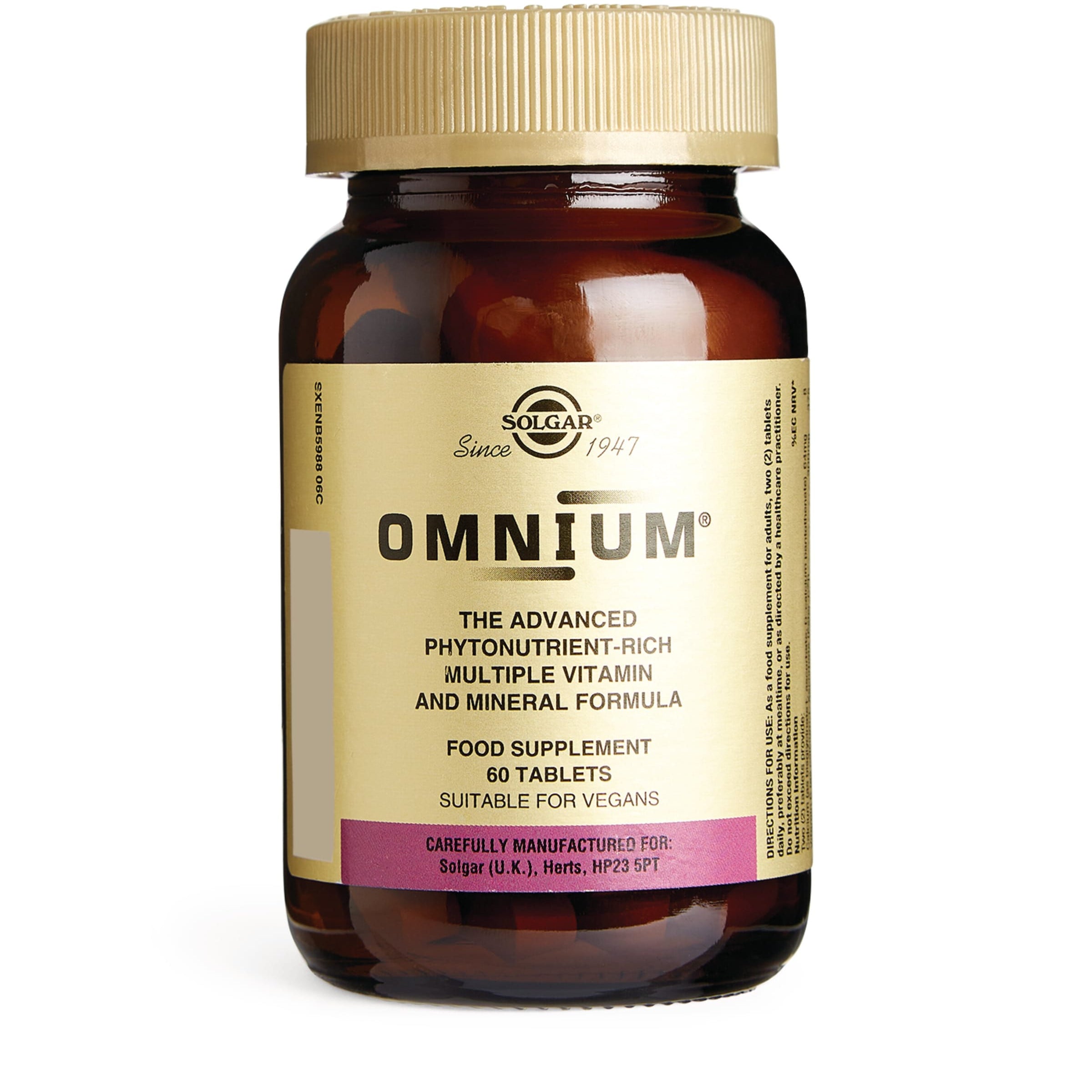 Solgar Omnium Multivitamin (60 Tablets)