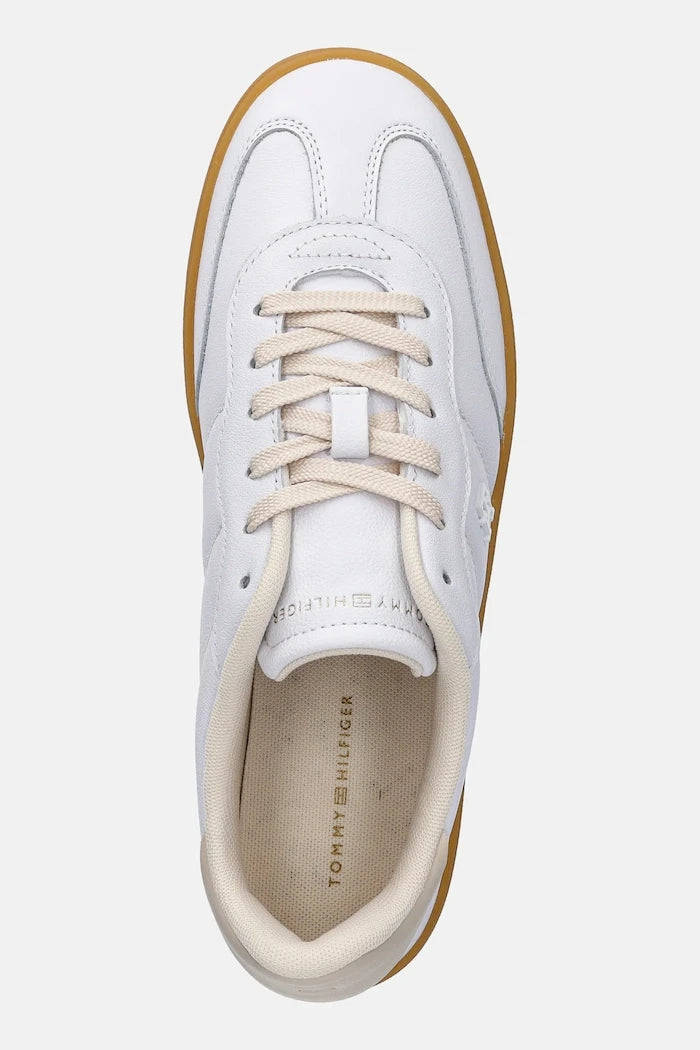 Tommy Hilfiger TH PREMIUM HERITAGE SNEAKER Deri Spor Ayakkabı
