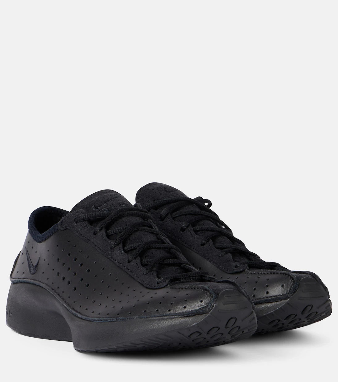 Nike - Air Superfly leather-trimmed sneakers