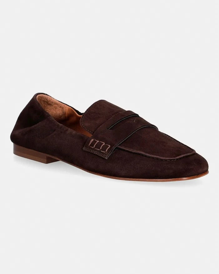 Jonak kadın süet mokasen DOMINIQUE VELOURS Marron