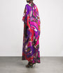 Multi Cotton Kaftan Maxi Dress