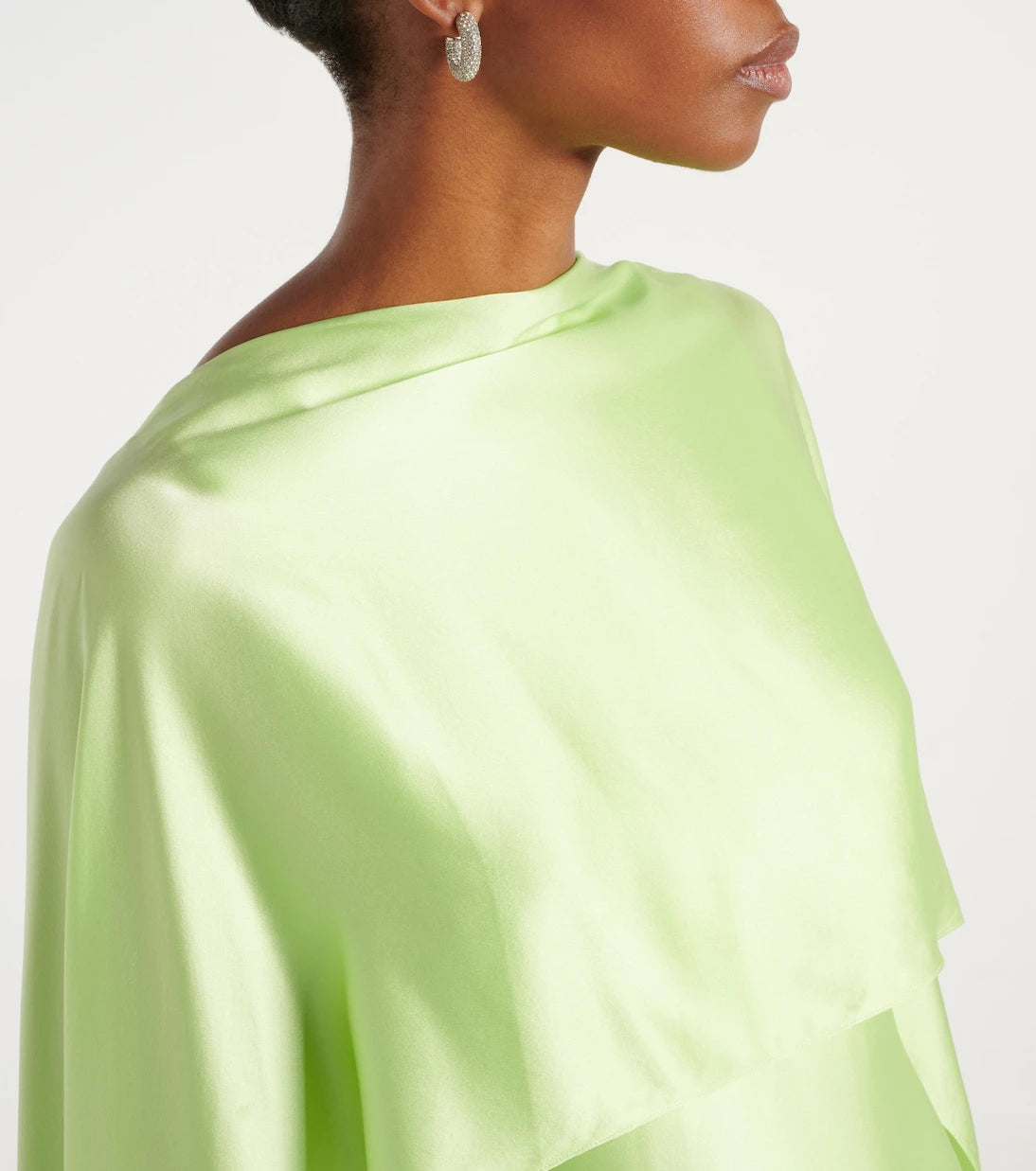 Roksanda - Caped satin gown