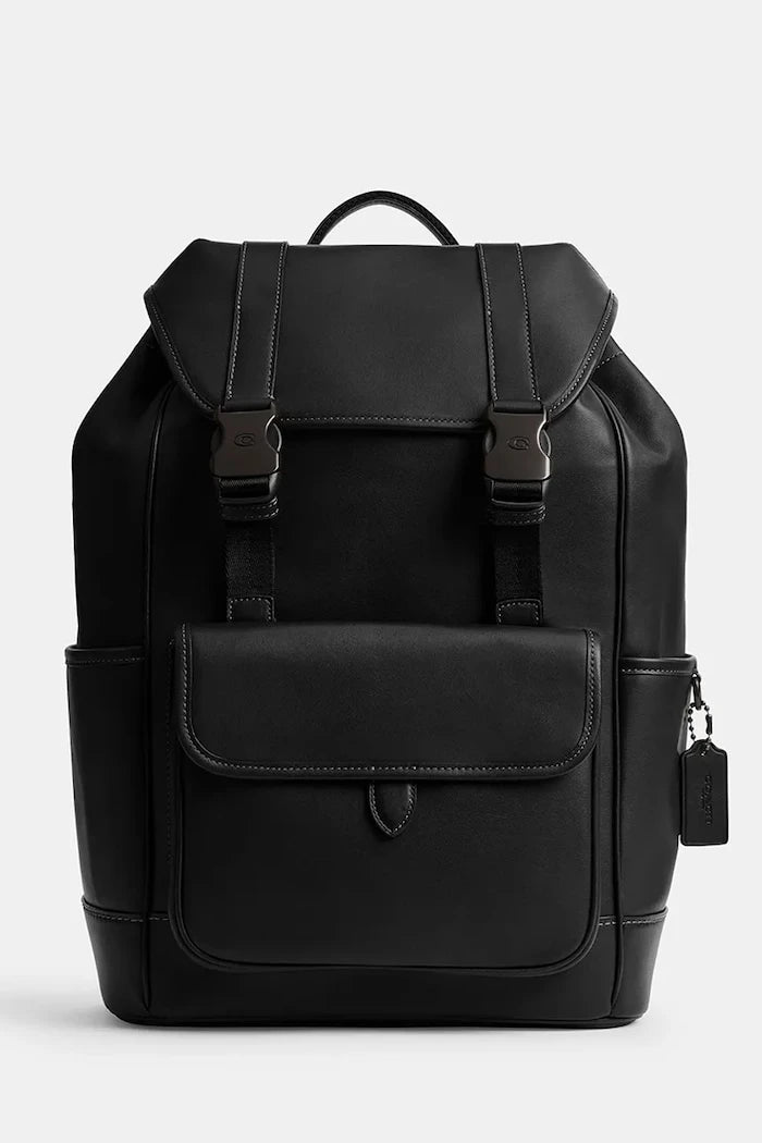 Кожена раница Coach League Flap Backpack