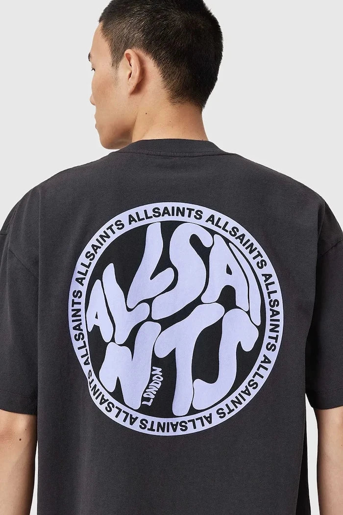 Памучна тениска AllSaints DISTORTION