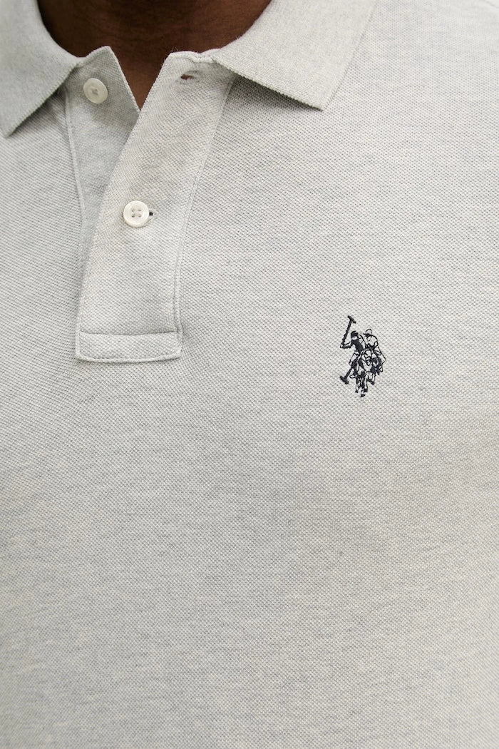 U.S. Polo Assn. Erkek Pamuklu Polo Tişört DHM PIQUE