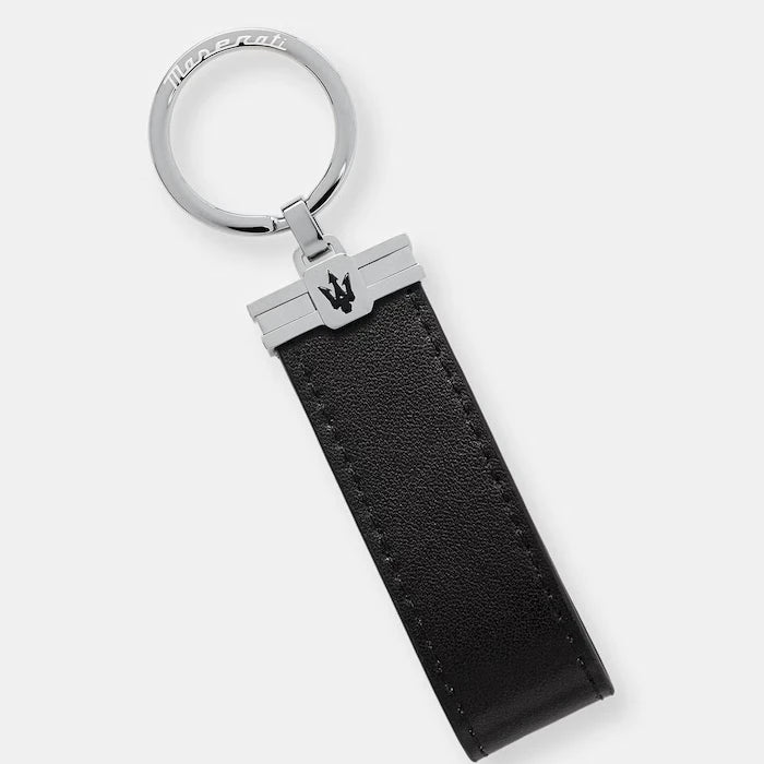 MASERATI Erkek Deri Anahtarlık Taşsız RECYCLED LEATHER