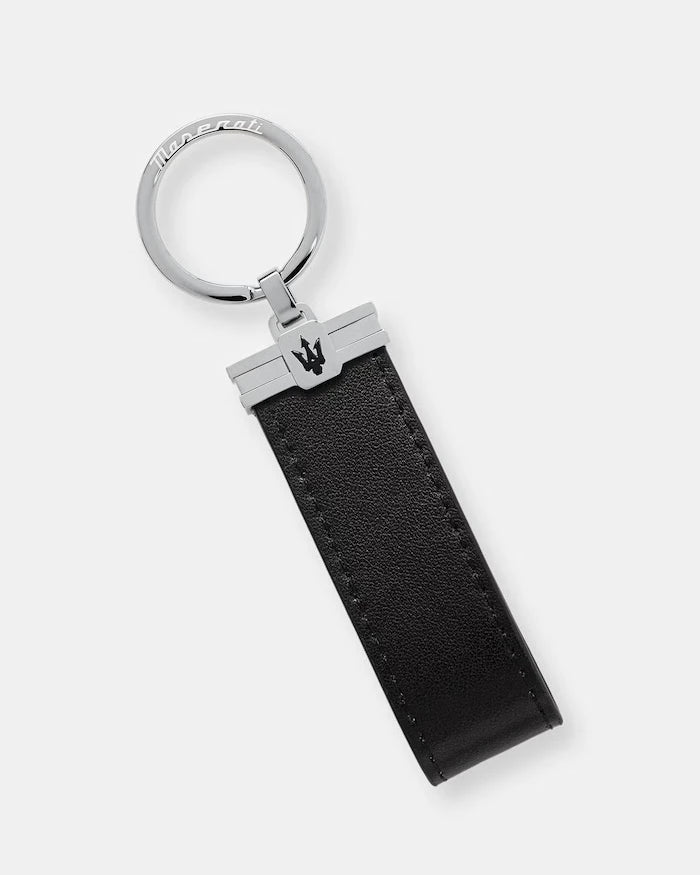 MASERATI Erkek Deri Anahtarlık Taşsız RECYCLED LEATHER