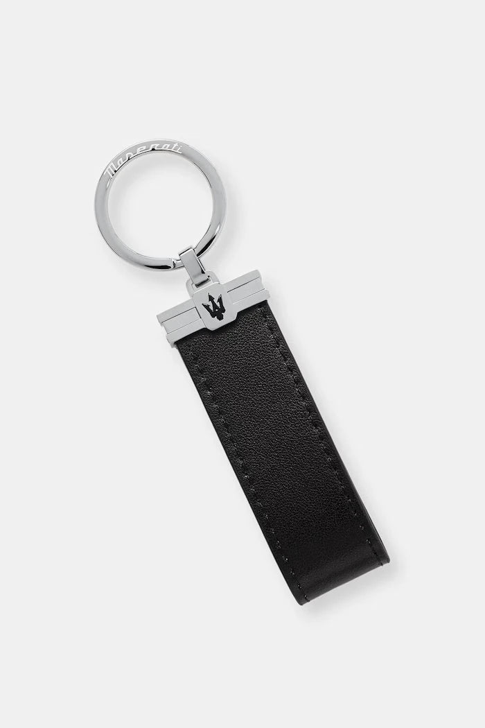 MASERATI Erkek Deri Anahtarlık Taşsız RECYCLED LEATHER