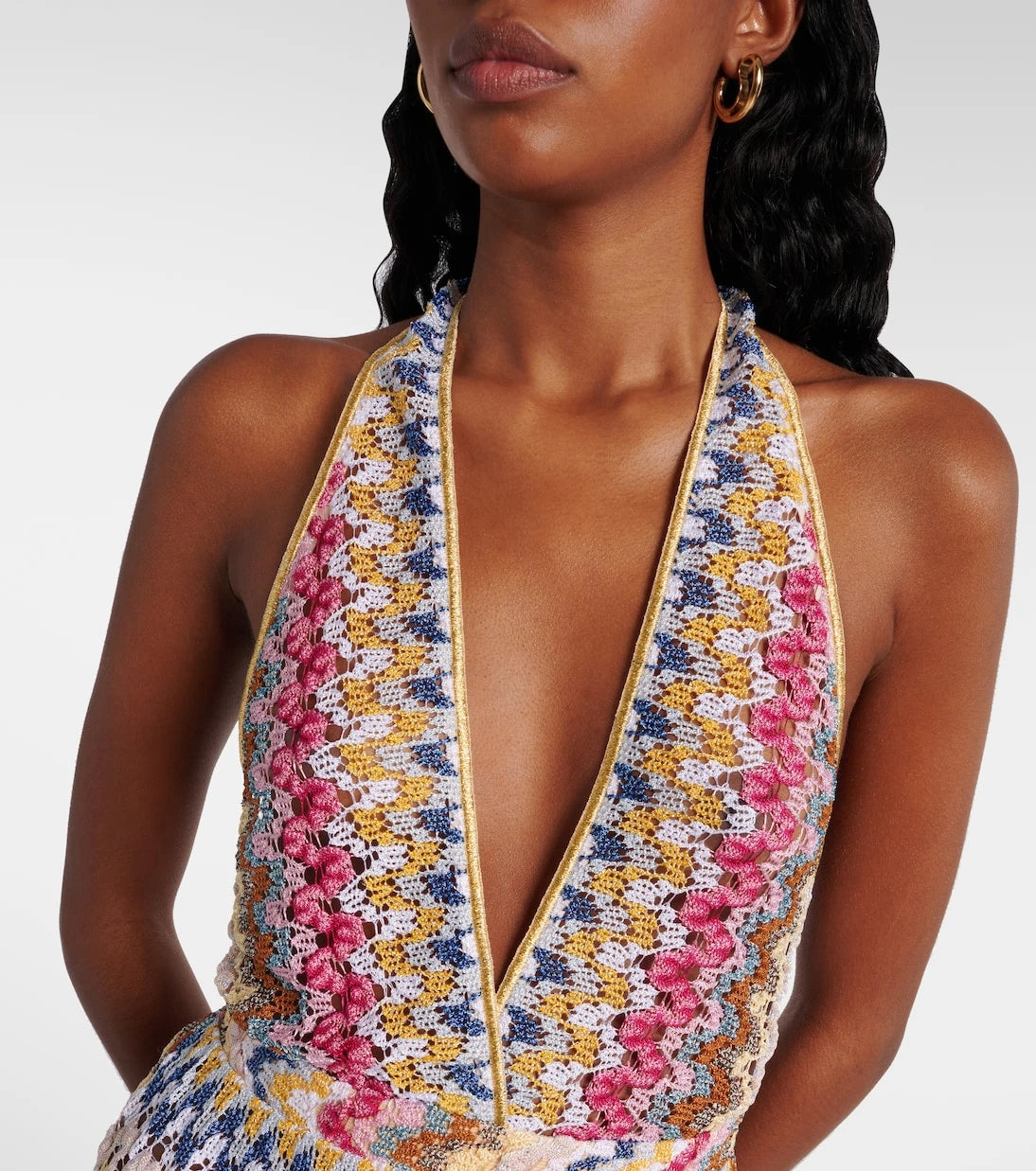 Missoni - Zigzag lamé romper
