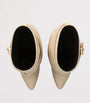 Givenchy Beige Leather Scrunched Shark Lock Boots 100