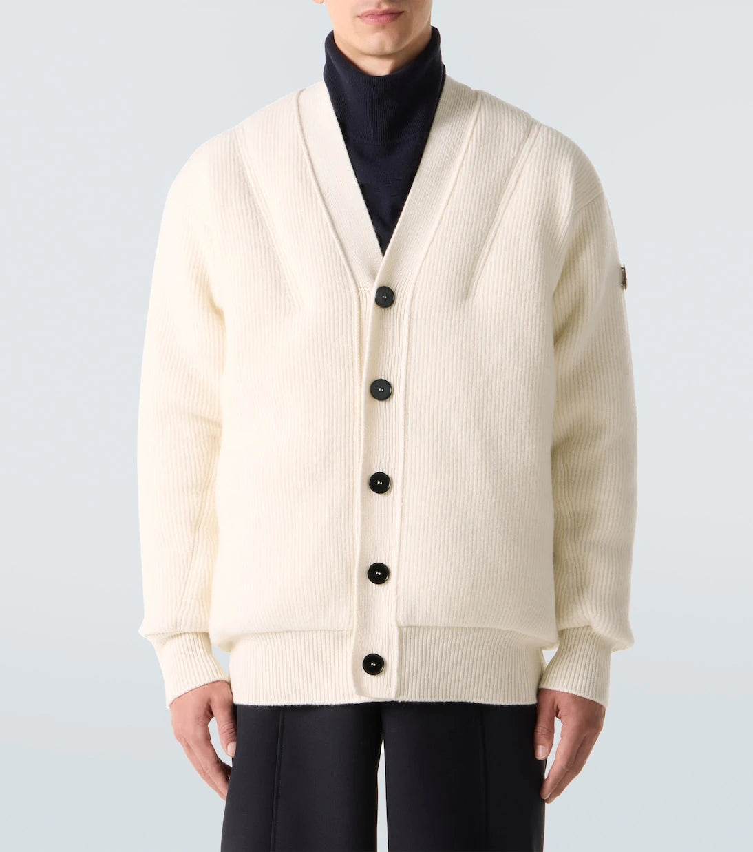 Moncler Genius - + Jil Sander virgin wool down cardigan