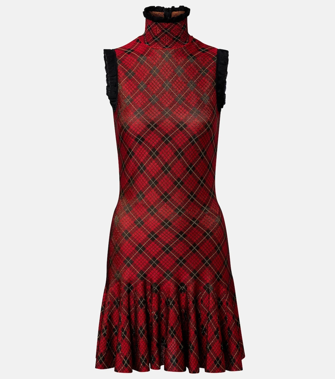 McQueen - Plaid minidress