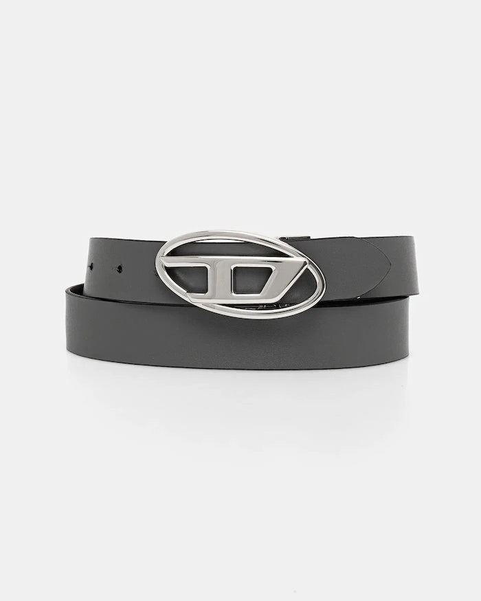 Кожен колан с две лица Diesel OVAL D LOGO B-1DR W REV II