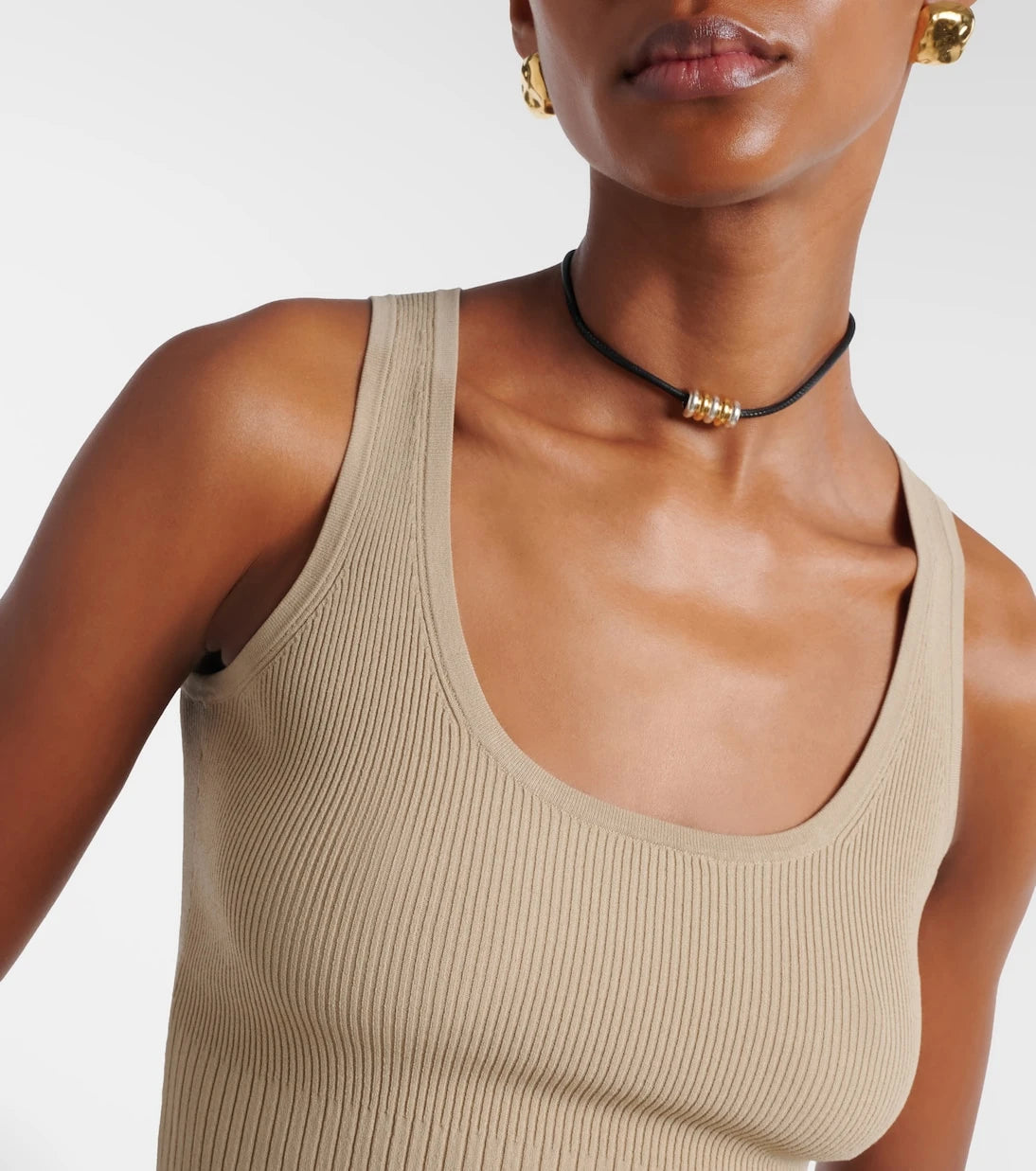 Max Mara - Ribbed-knit tank top