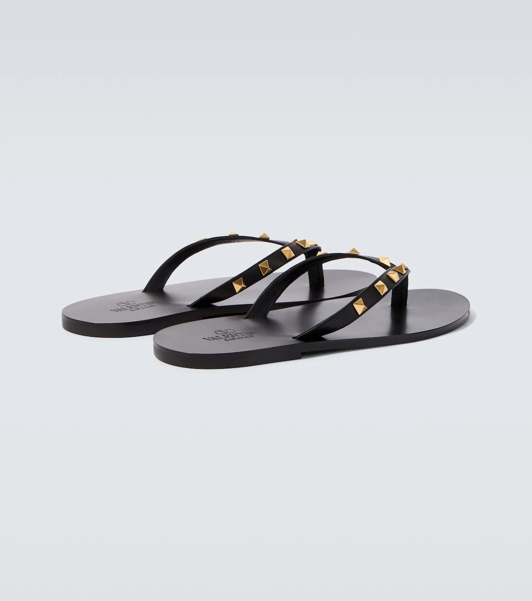 Valentino Garavani - Rockstud leather thong sandals