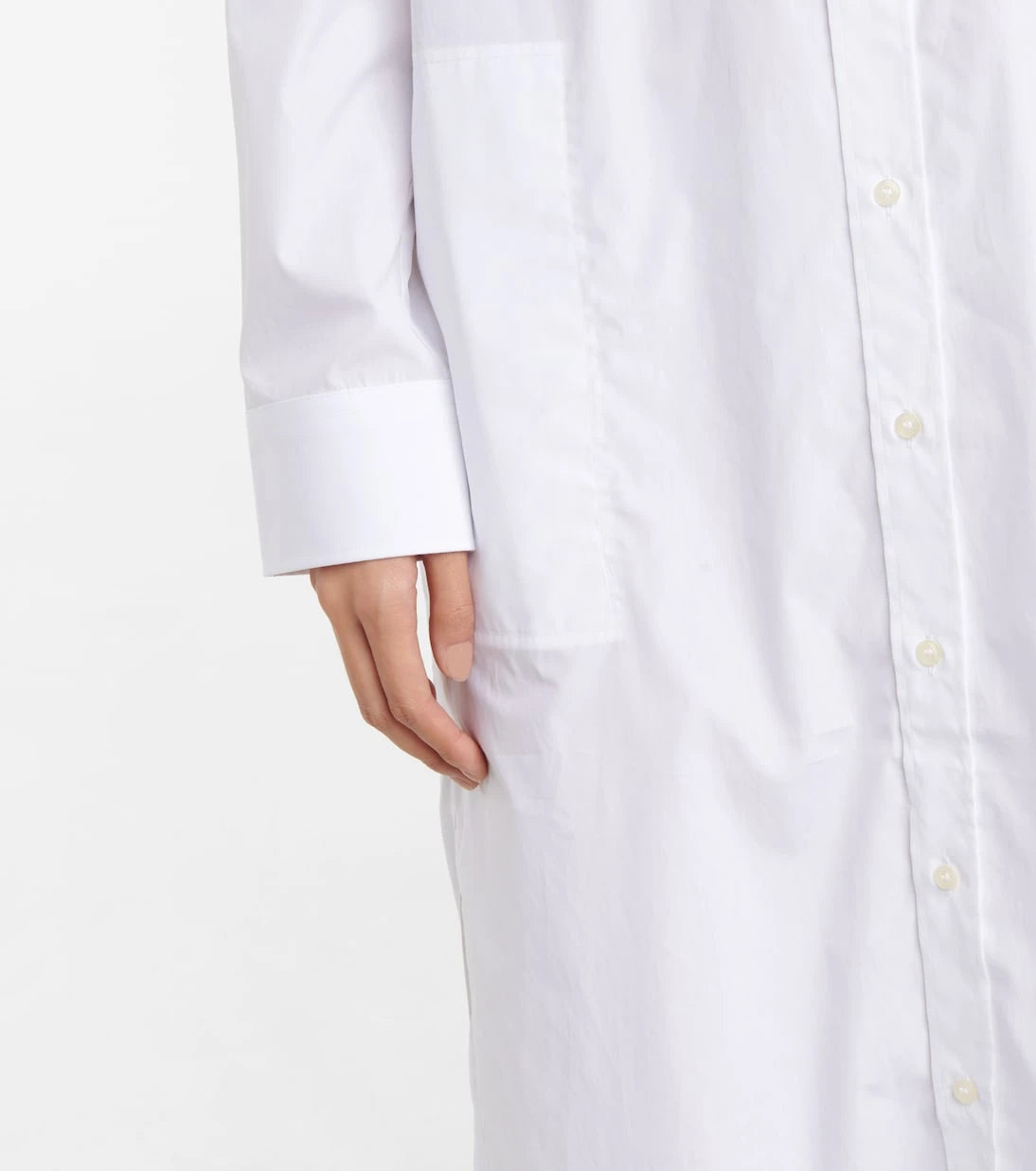 Wardrobe.NYC - Cotton poplin shirt dress