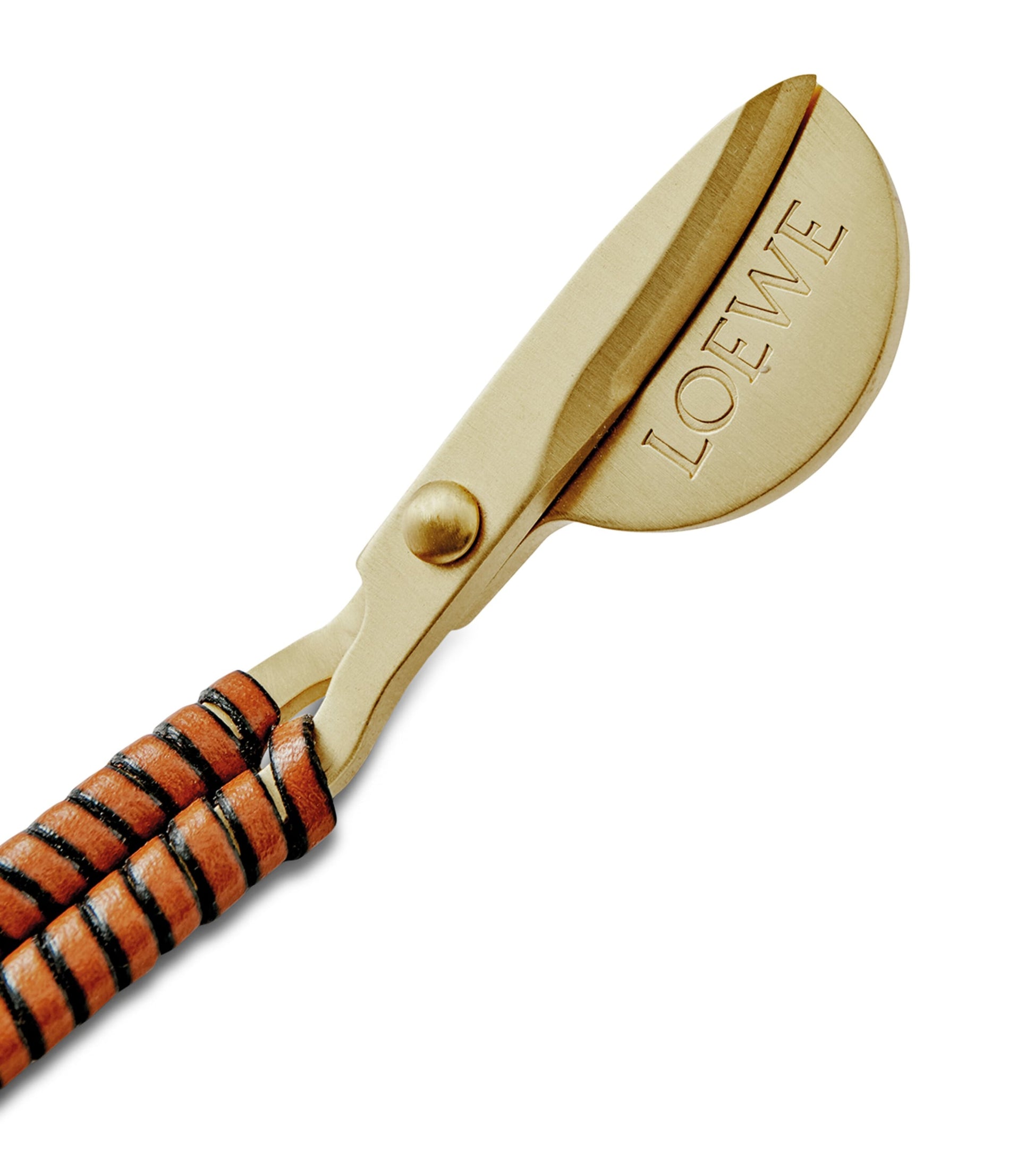 LOEWE Brass-Leather Wick Trimmer