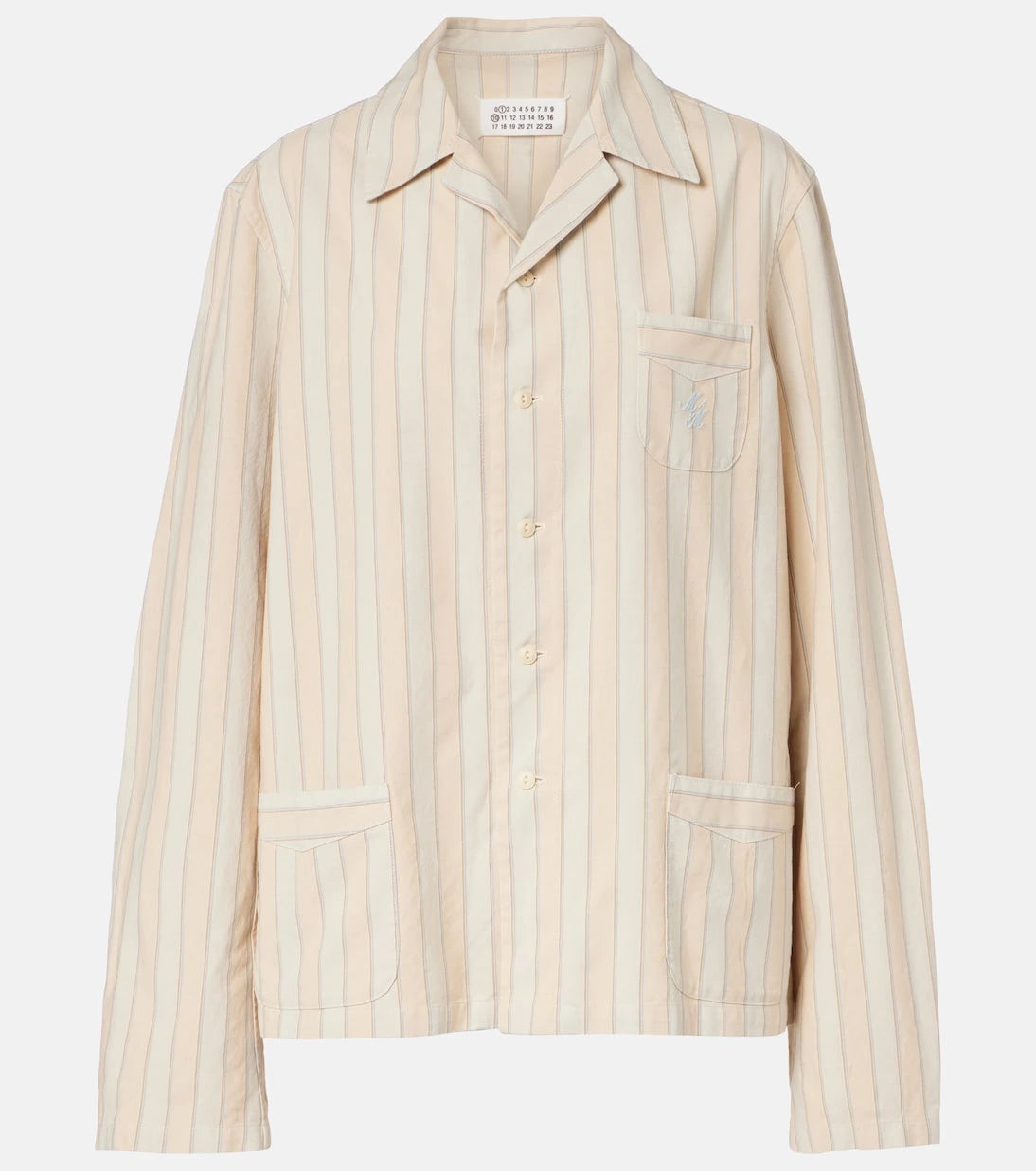 Maison Margiela - Striped cotton shirt