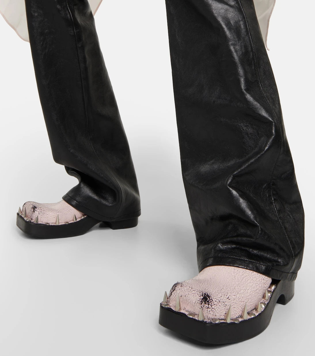 Acne Studios - سدادات من جلد السويد المطرز