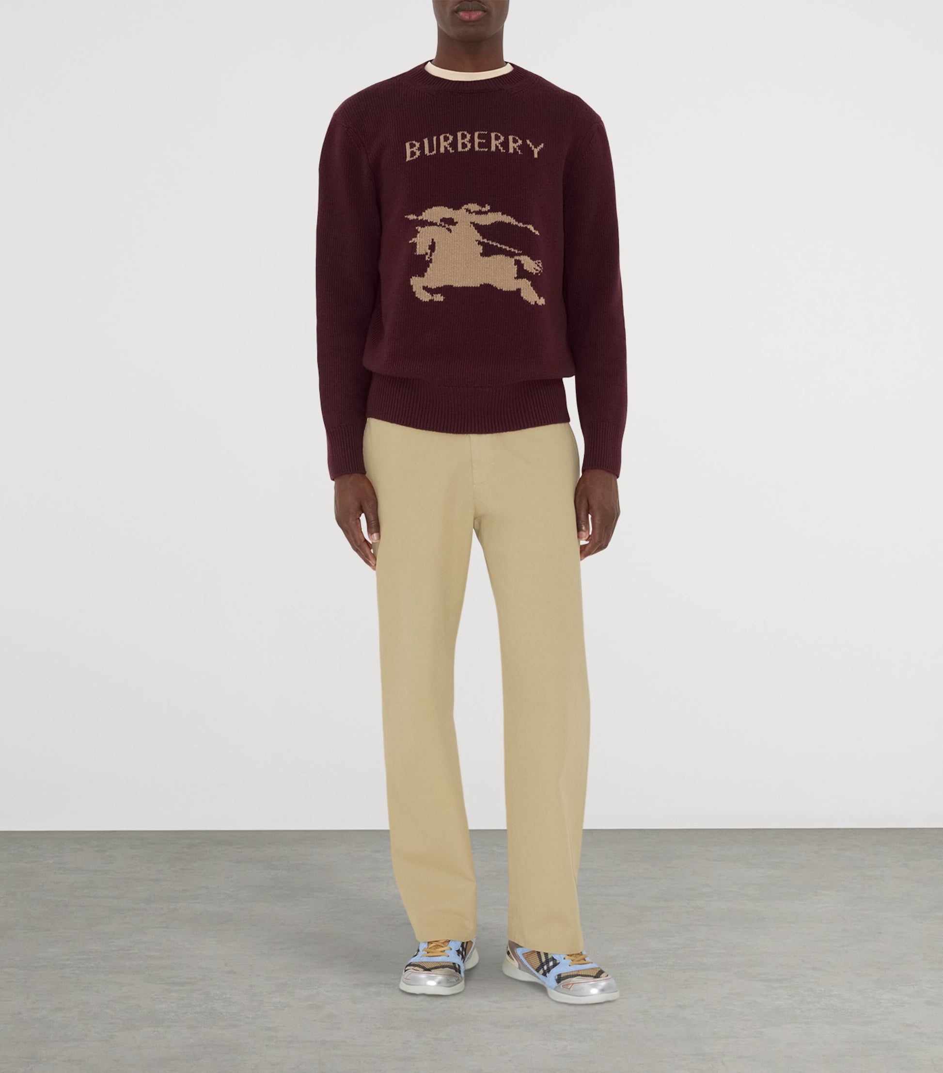 Red Wool-Cashmere EKD Sweater