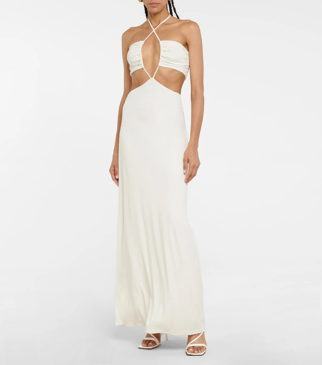 Zeynep Arçay - Cutout jersey maxi dress