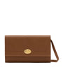 Burberry Brown Leather Cotswolds Strap Wallet