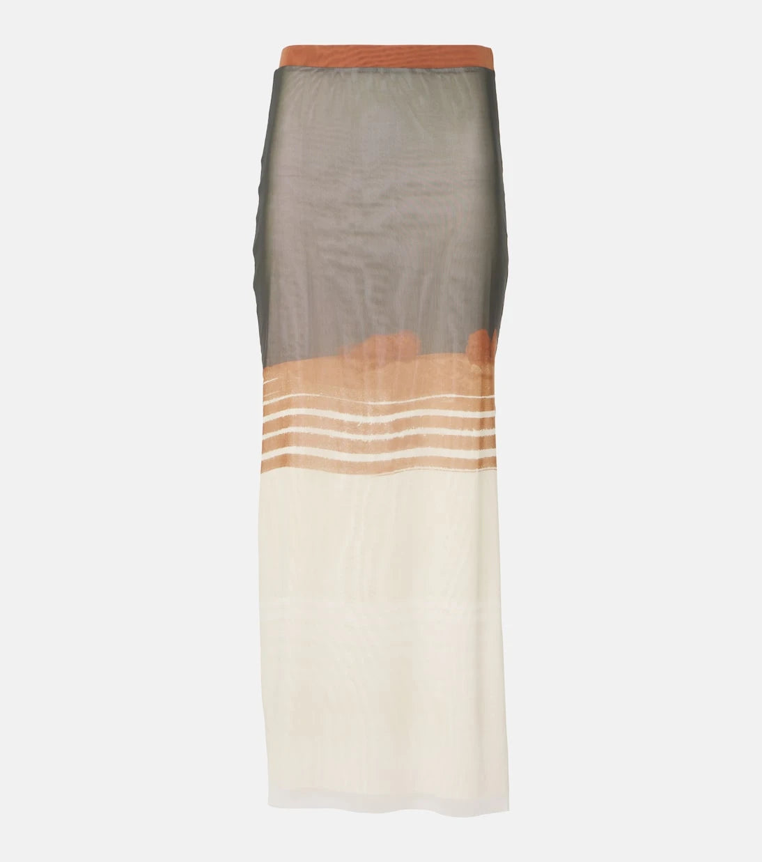 SIR - Breeze Bandeau striped maxi skirt