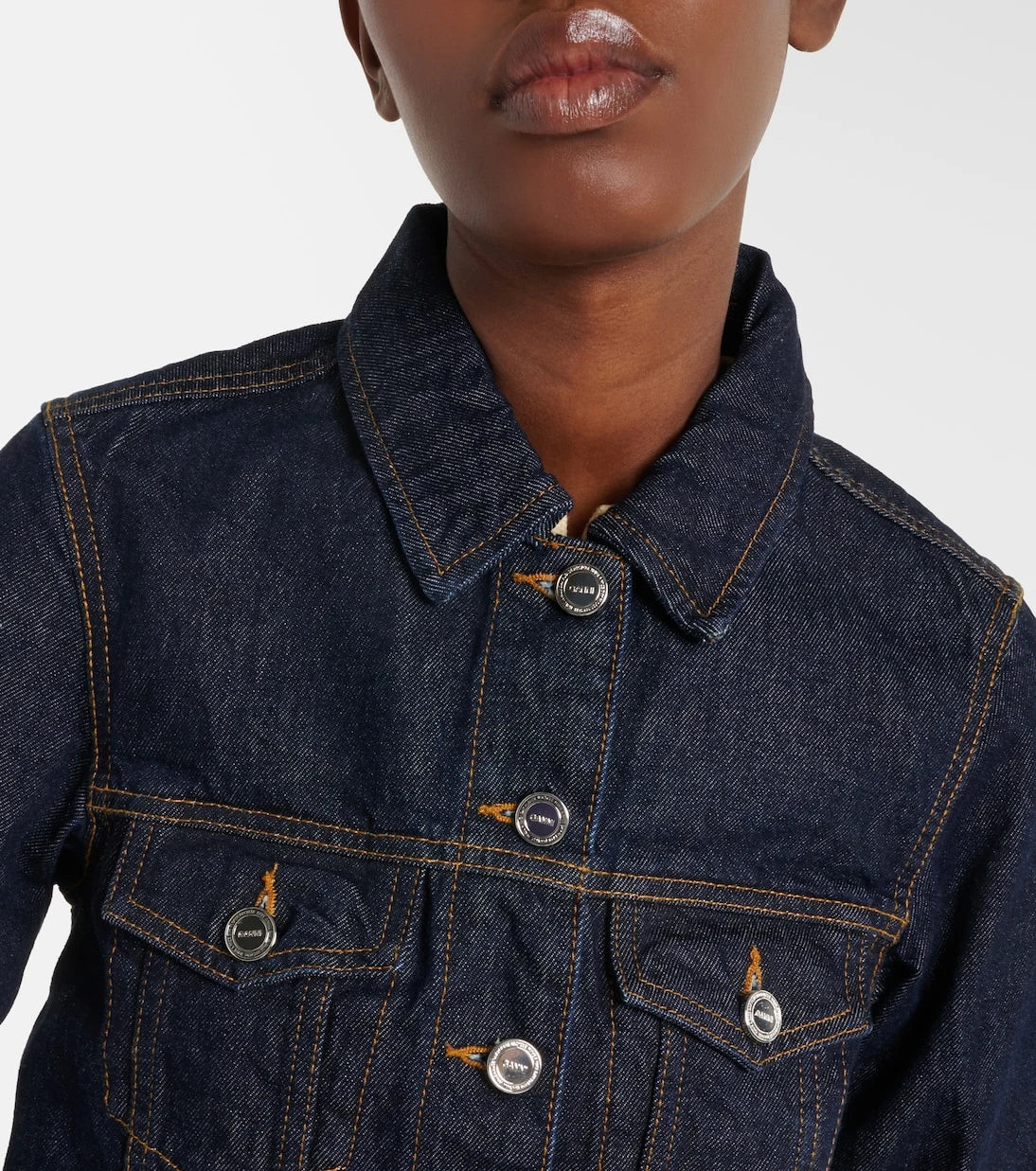 Ganni - Cropped denim jacket