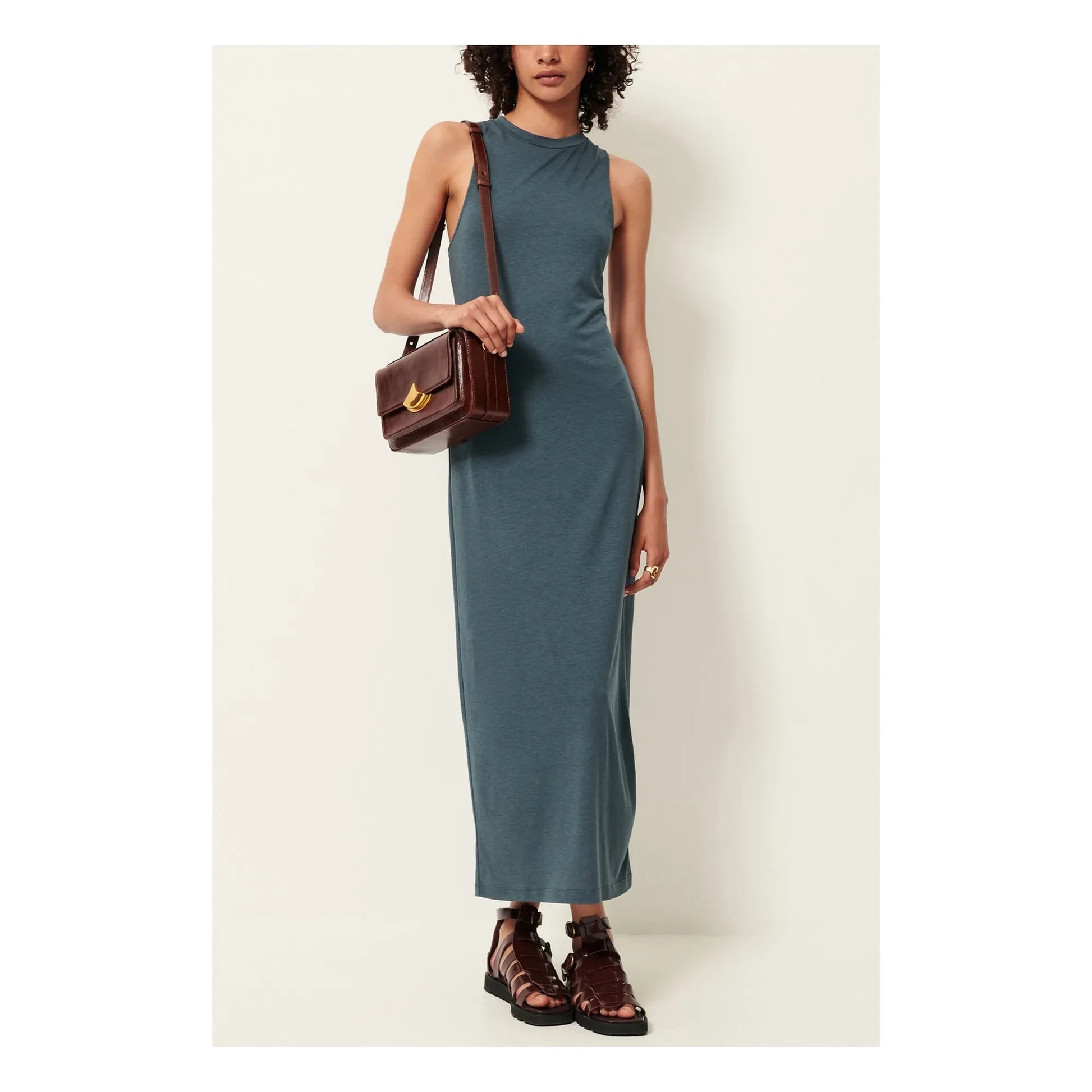 Sessùn - Danae dress | Grey blue