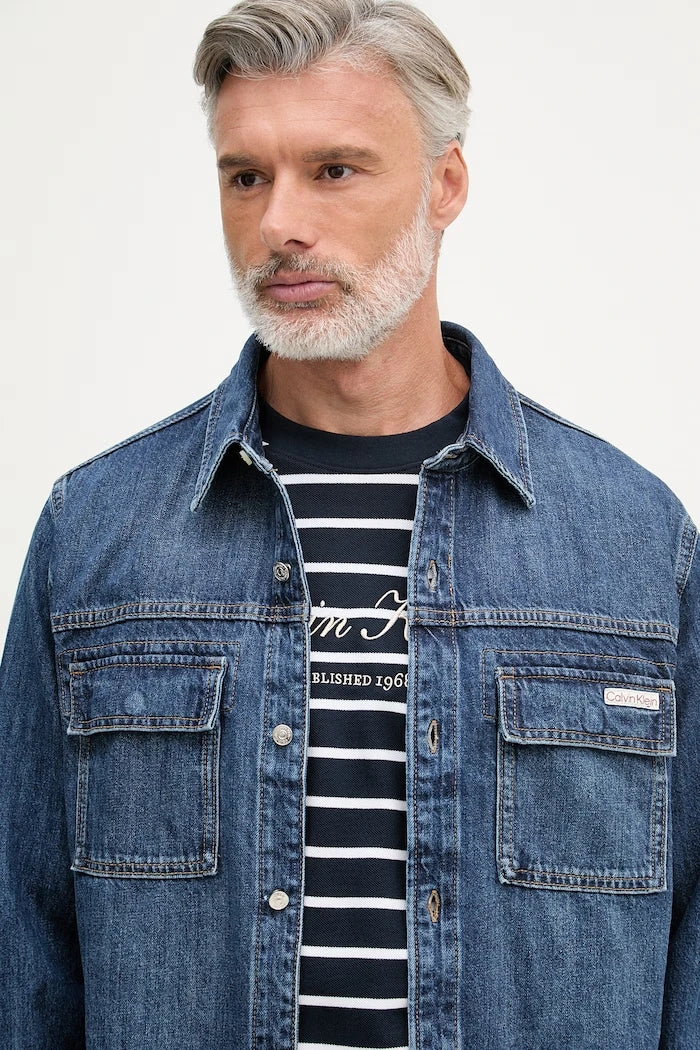 Calvin Klein Jeans erkek denim gömlek