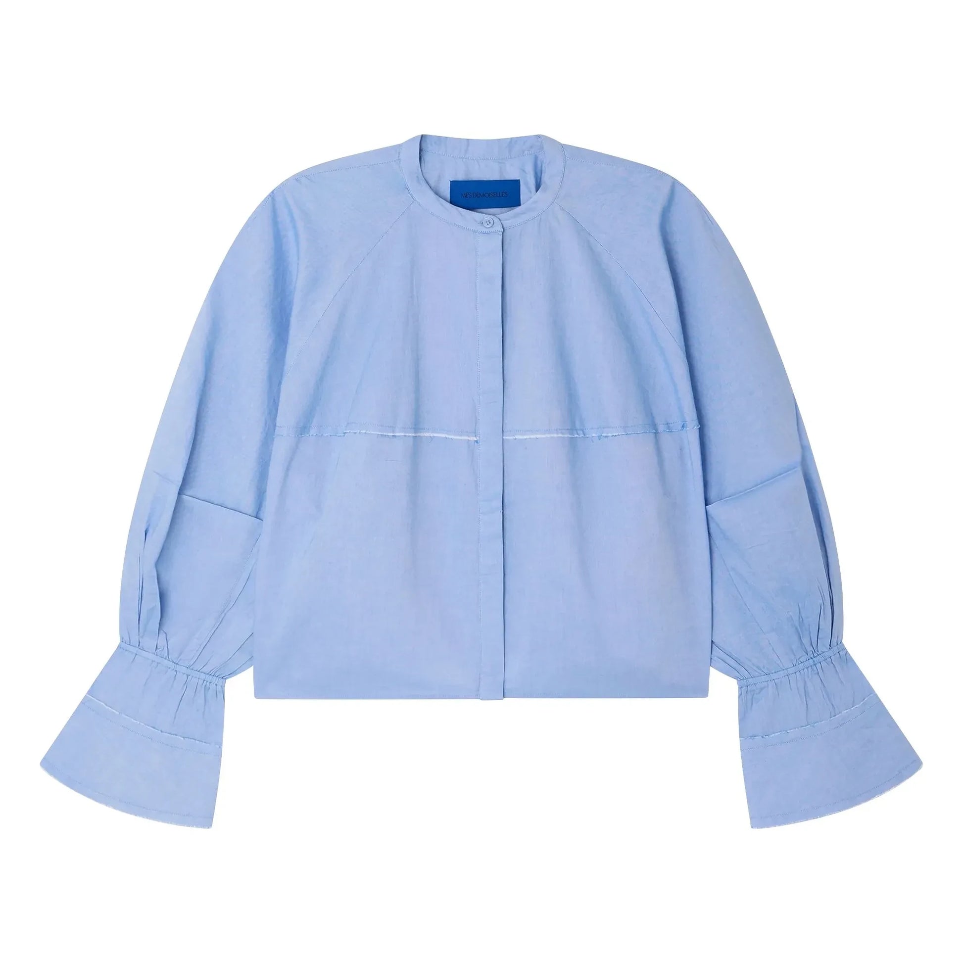 Mes Demoiselles - Soon Cotton Poplin Blouse | Light blue
