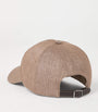Brunello Cucinelli Linen-Blend Sparkling Logo Baseball Cap