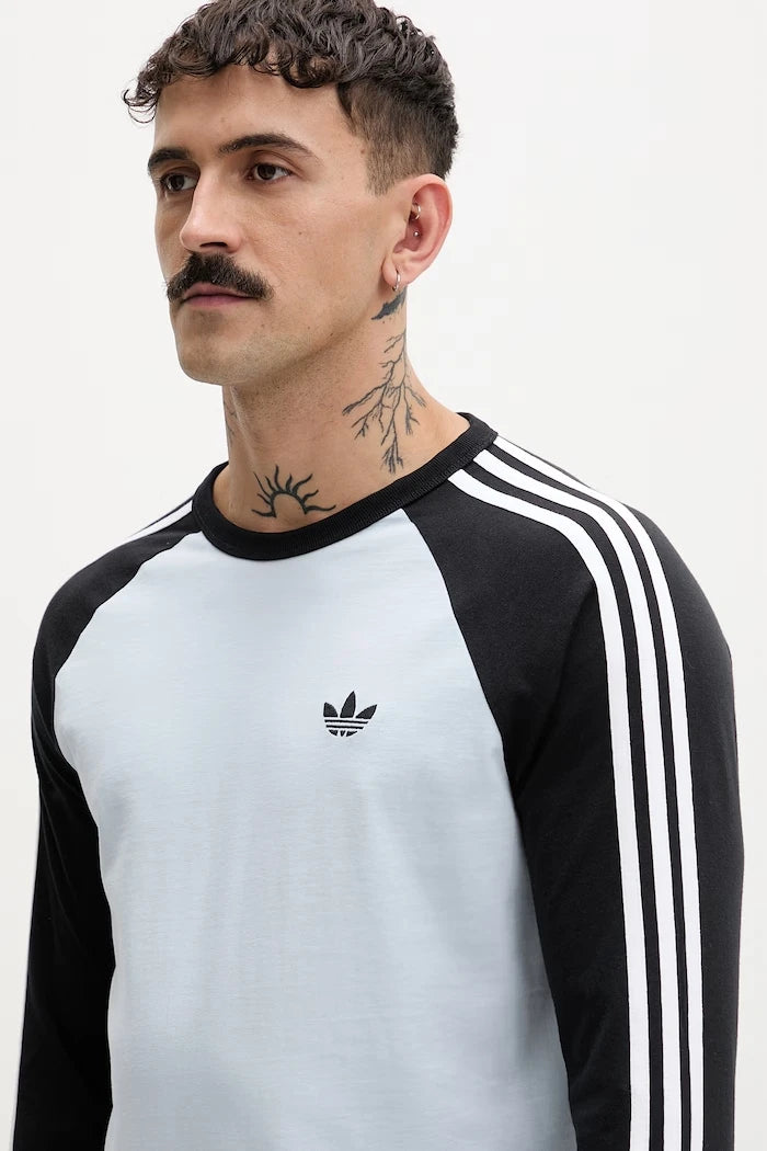 adidas Originals erkek pamuklu uzun kollu bluz