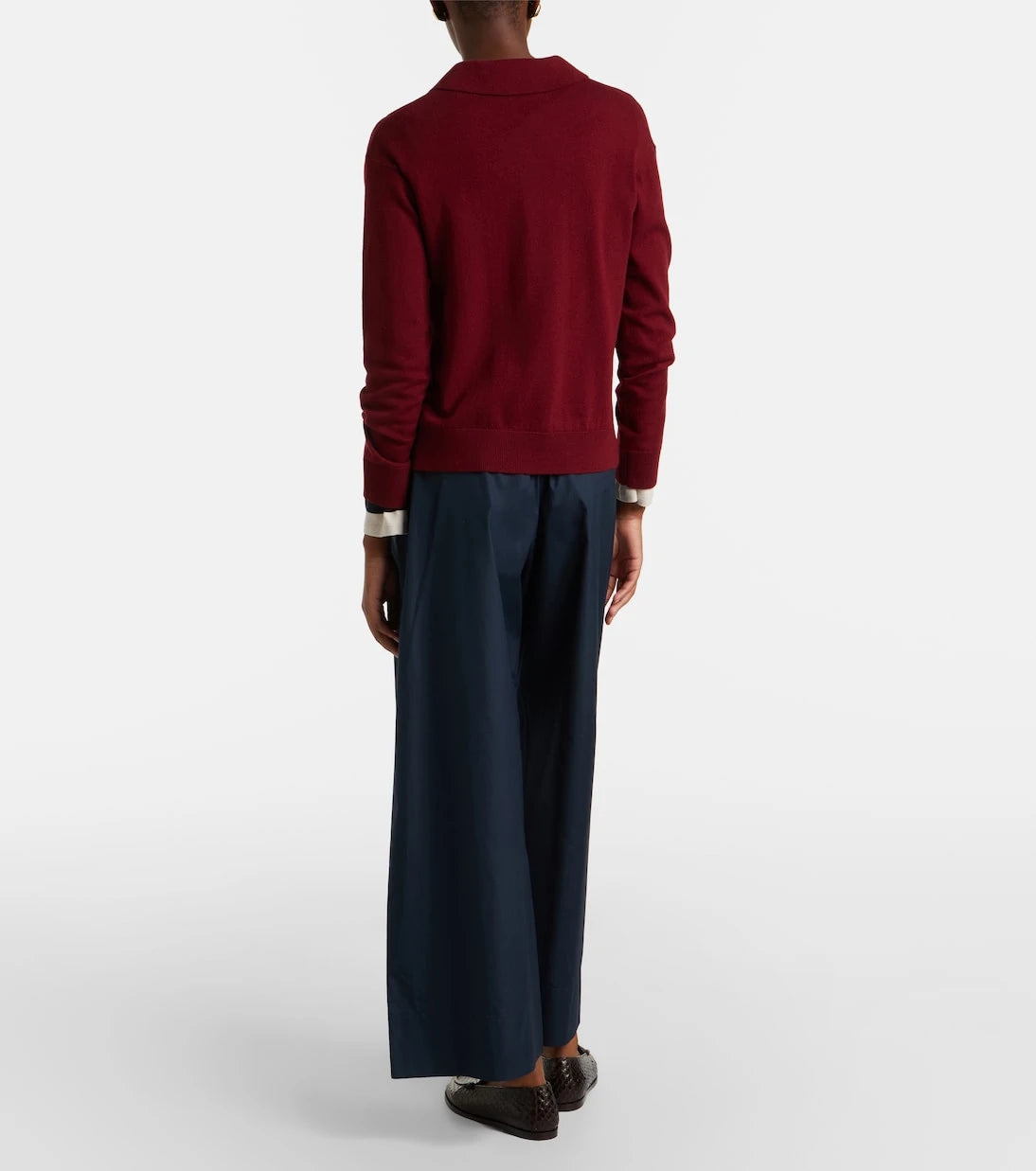 'S Max Mara - Cotton cropped wide-leg pants