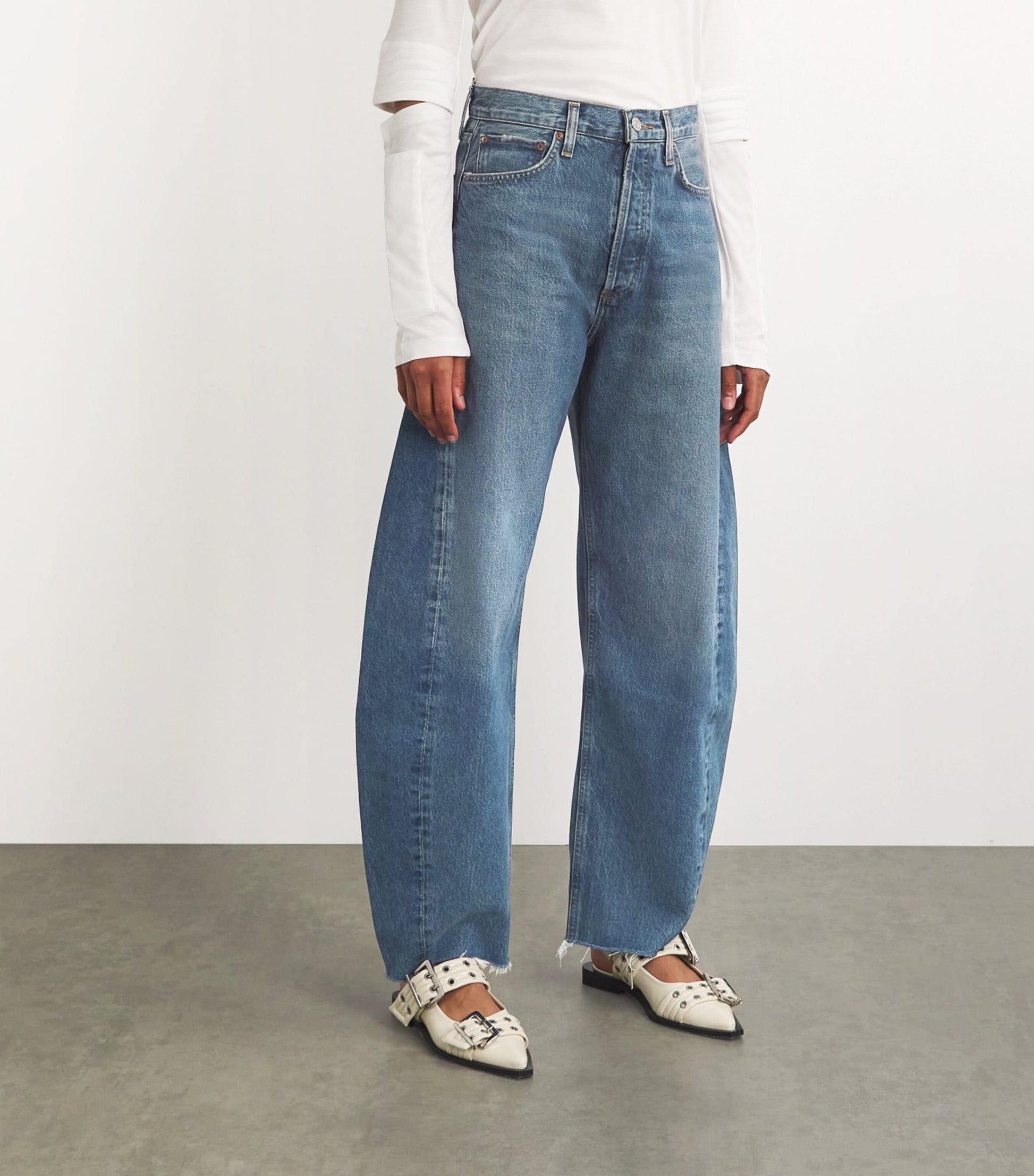 AGOLDE Blue Luna Barrel-Leg Jeans