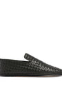Leather Intrecciato Loafers