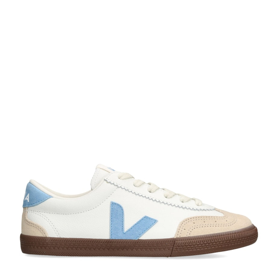 Veja Blue Leather Volley Sneakers