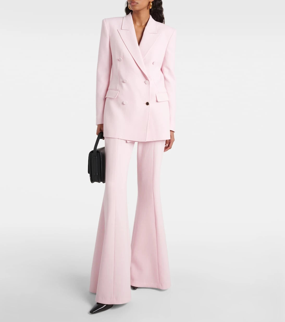 Gabriela Hearst - Desmond virgin wool crêpe flared pants