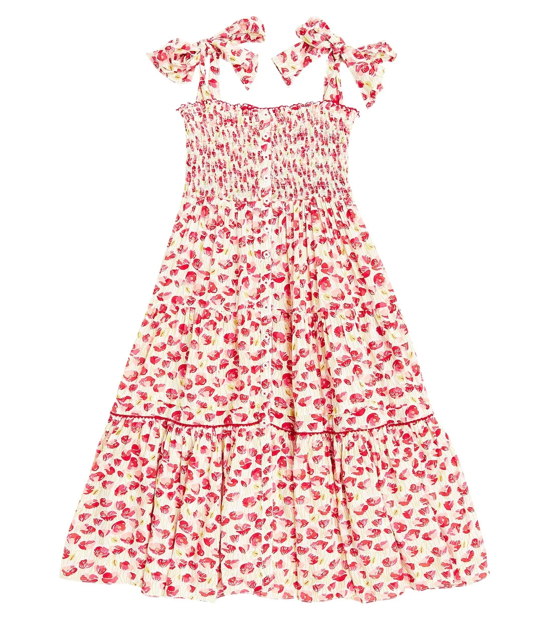 Poupette St Barth Kids - Trini printed shirred dress