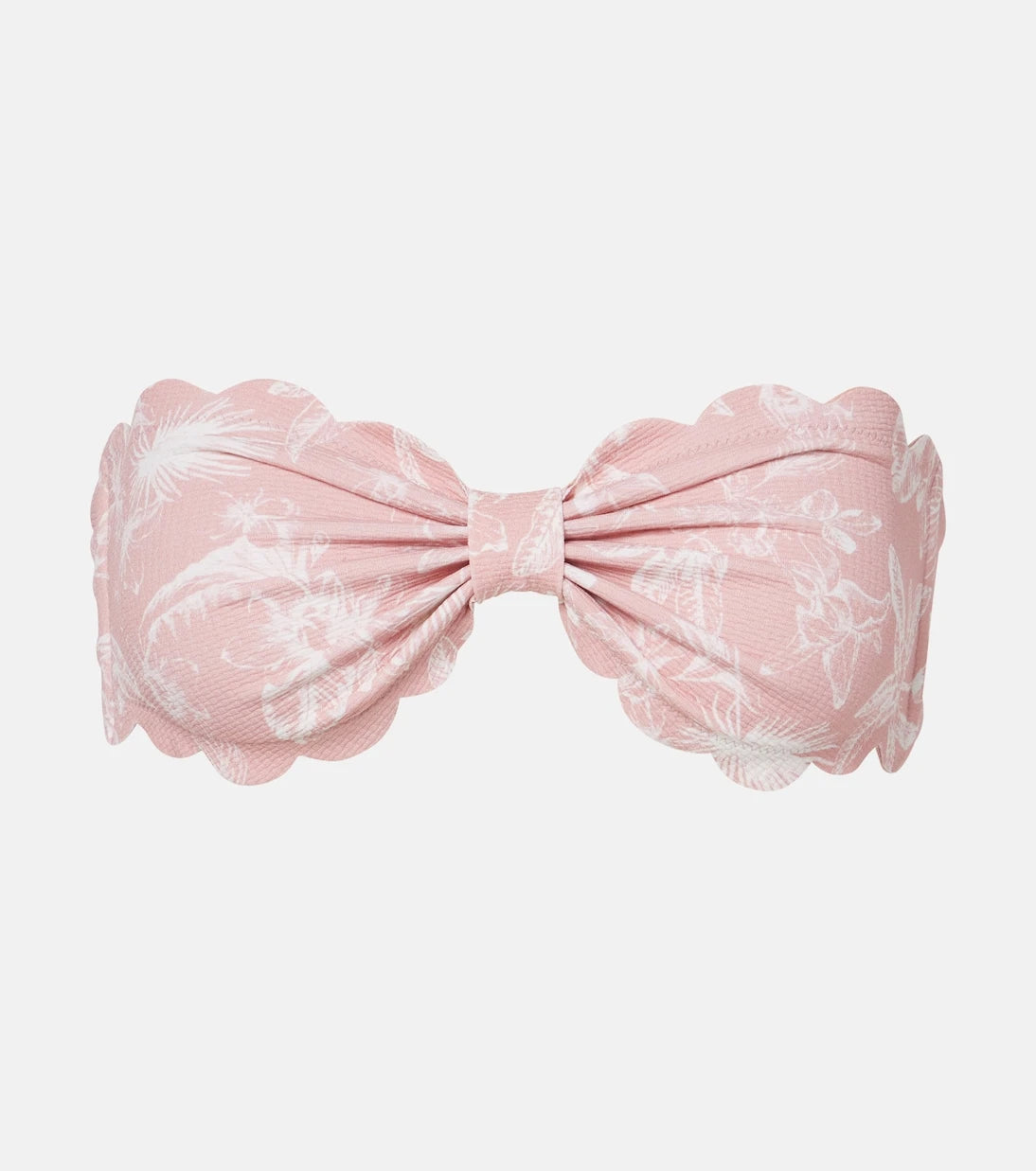 Marysia - Antibes floral bandeau bikini top