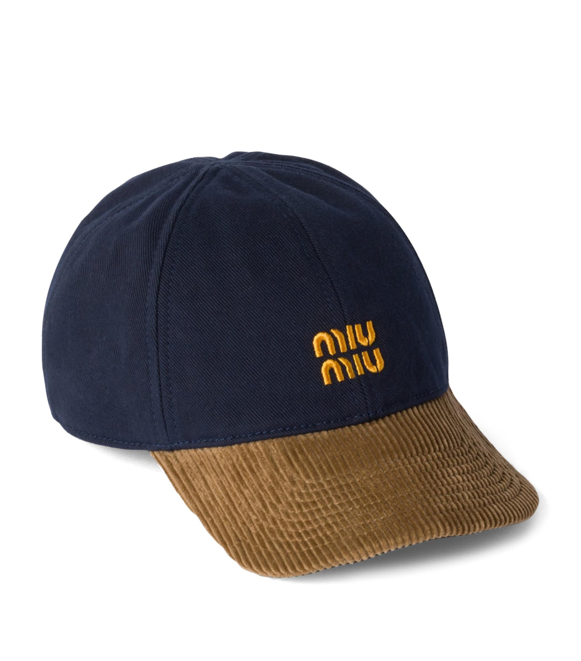 Blue Denim Corduroy Baseball Cap