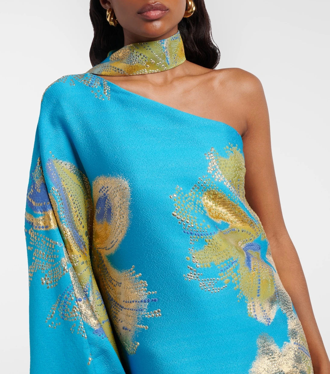 Taller Marmo - Hardison Bloom floral satin kaftan