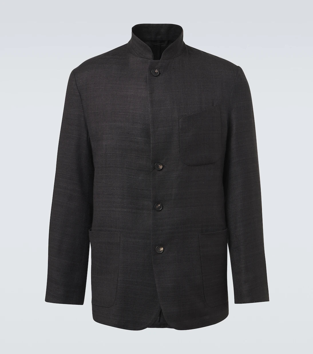Saman Amel - Nehru silk jacket