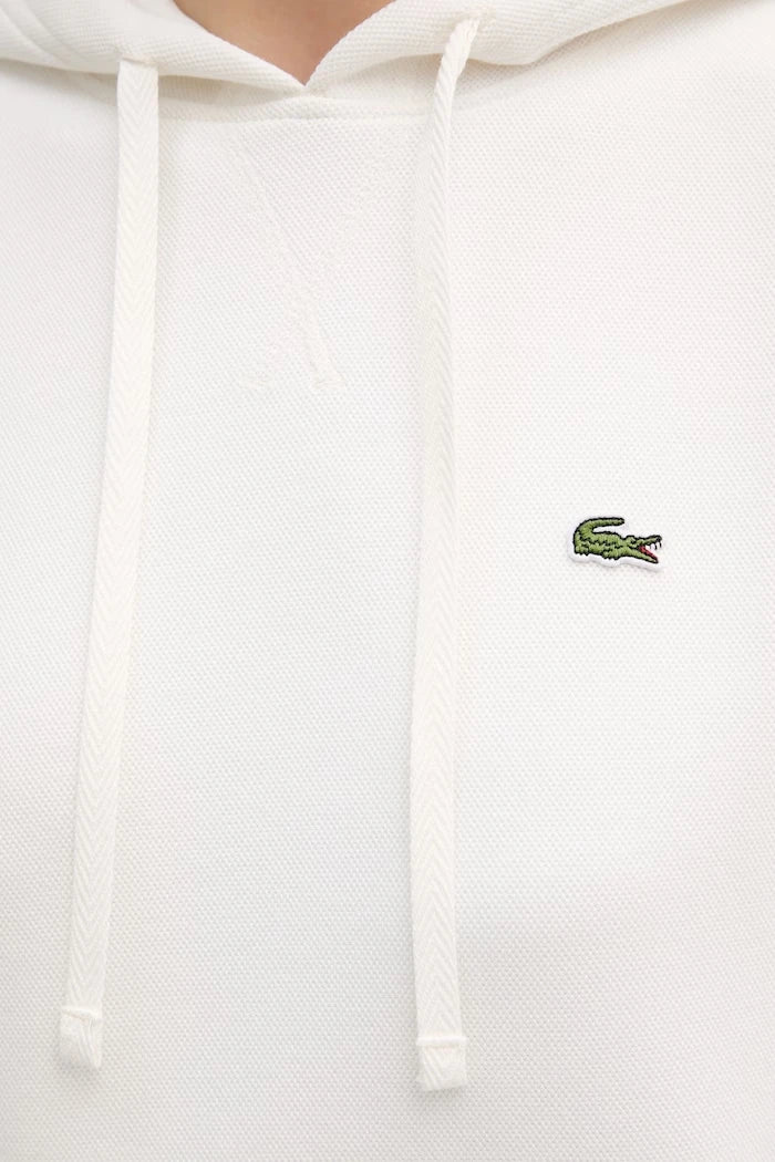 Lacoste суичър с качулка дамски с памук